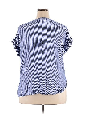 Jones New York Signature Short Sleeve Blouse (view 2)