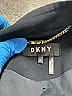 DKNY 100% Polyester Blue Black Jacket Size 6 - photo 6