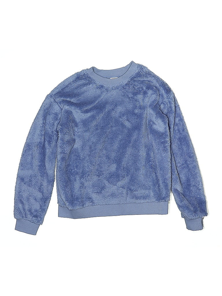 Hanna Andersson 100% Recycled Polyester Tie-dye Blue Pullover Sweater Size 12 (big kids) - photo 1