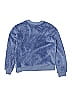 Hanna Andersson 100% Recycled Polyester Tie-dye Blue Pullover Sweater Size 12 (big kids) - photo 2