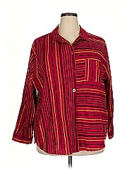 Habitat 3/4 Sleeve Button Down Shirt