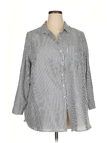 Velvet Heart 3/4 Sleeve Button-Down Shirt (view 1)