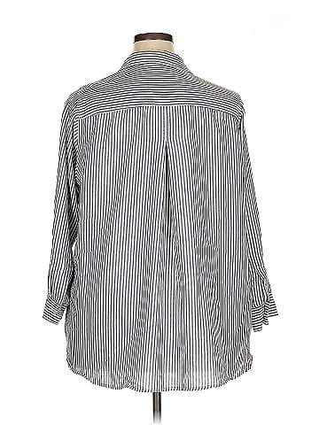 Velvet Heart 3/4 Sleeve Button-Down Shirt (view 2)