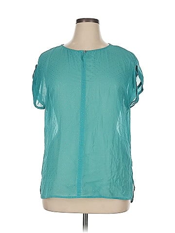 Liz Claiborne Short Sleeve Blouse (view 1)