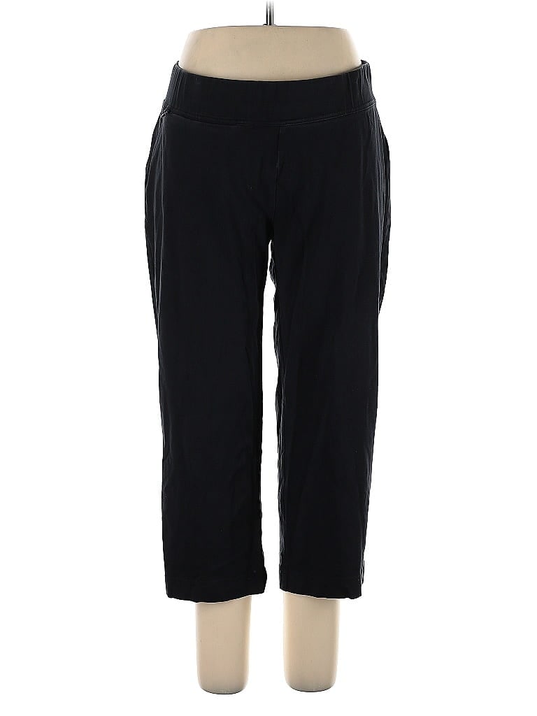Pre-owned Lands' End Active Pants In Black