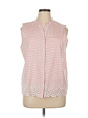 Marc New York Andrew Marc Sleeveless Button Down Shirt