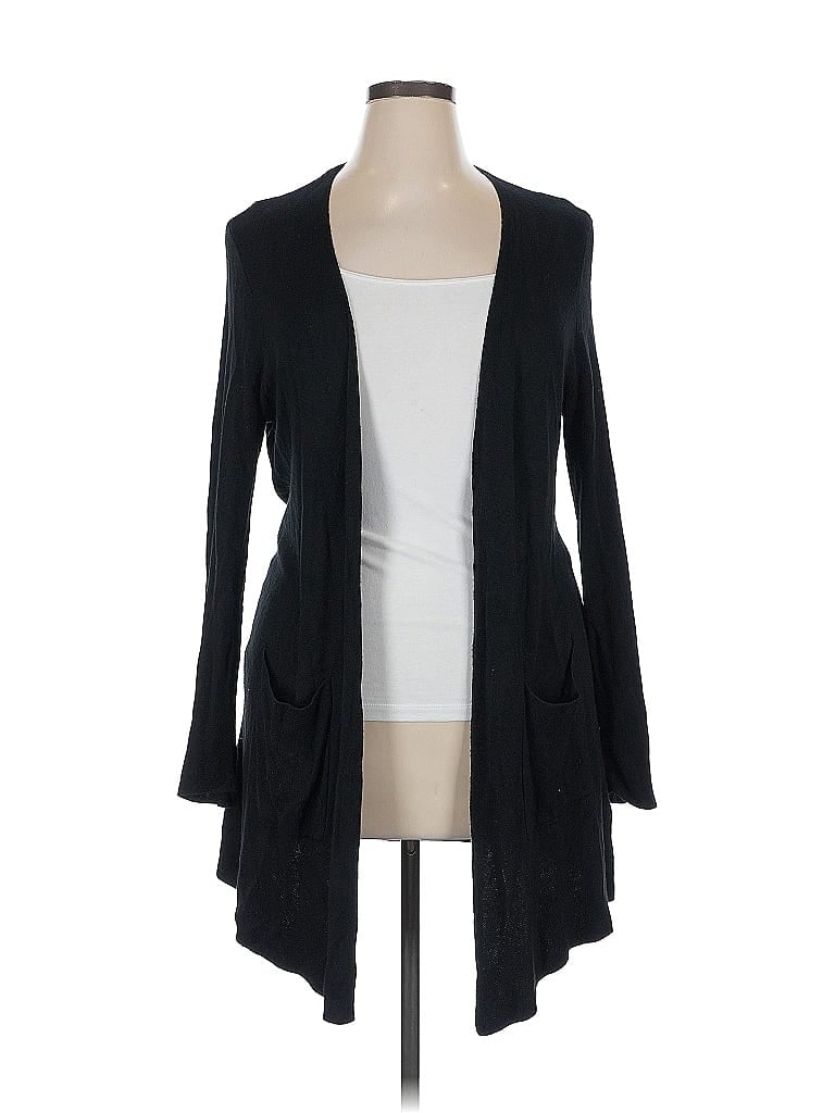 Joseph A. 100% Rayon Black Cardigan Size 1X - photo 1