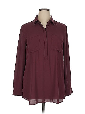 Ann Taylor LOFT Long Sleeve Blouse (view 1)