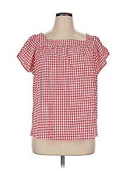 Allegra K Short Sleeve Blouse