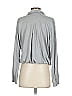 FP BEACH Gray Long Sleeve Blouse Size S - photo 2