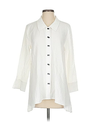 Habitat 3/4 Sleeve Button-Down Shirt (view 1)