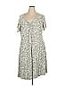 Fresh Produce Paisley Gray Casual Dress Size 2X - photo 1