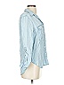 The Group by Babaton 100% Lyocell Blue 3/4 Sleeve Button-Down Shirt Size XXS - photo 4