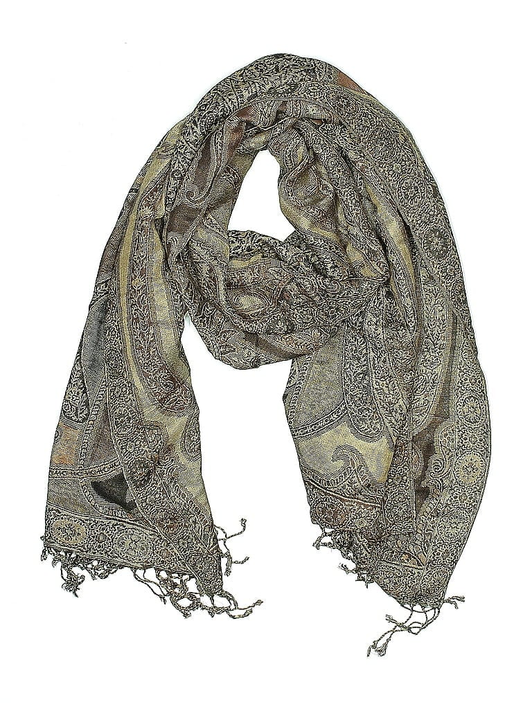 Pre-owned Collection Eighteen Scarf In Brown