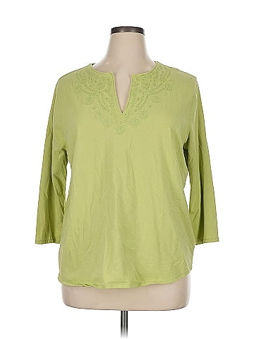 Liz Claiborne 3/4 Sleeve T-Shirt (view 1)
