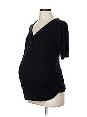 Isabel Maternity Short Sleeve Henley