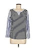 Crescent Blue Long Sleeve Blouse Size M - photo 1