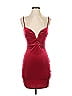 Blue Blush Burgundy Cocktail Dress Size S - photo 1
