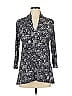 Rose + Olive Gray 3/4 Sleeve Top Size M - photo 1