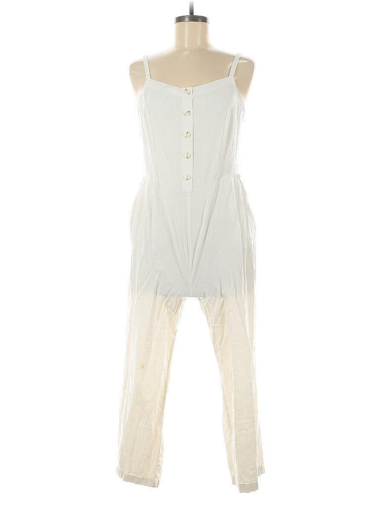 Pre-owned Old Navy Jumpsuit In White