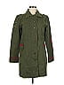 Tasha Polizzi Collection 100% Cotton Green Coat Size M - photo 1