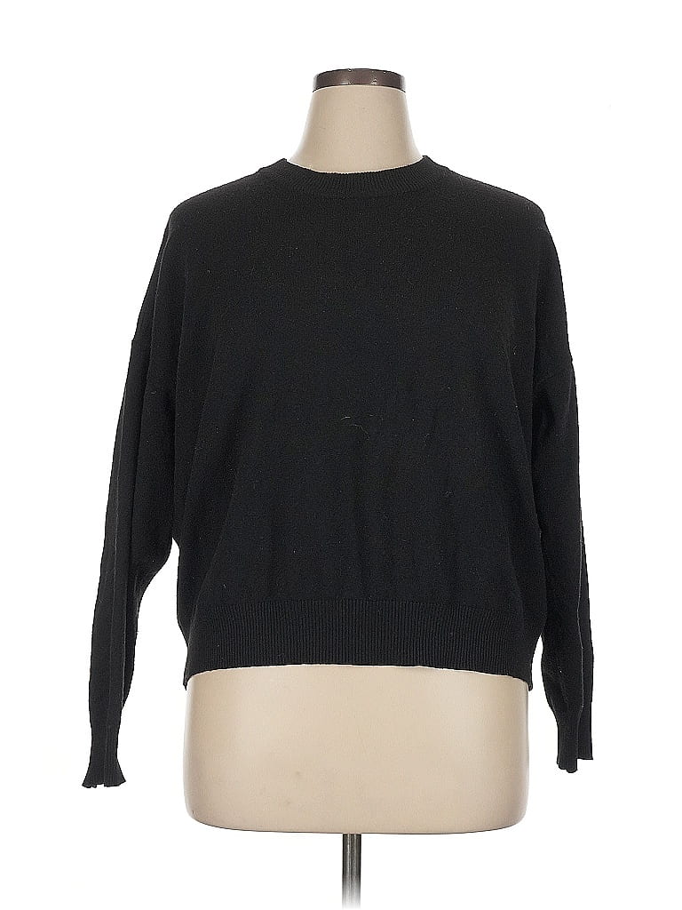 Pre-owned T Tahari Pullover Sweater In Black