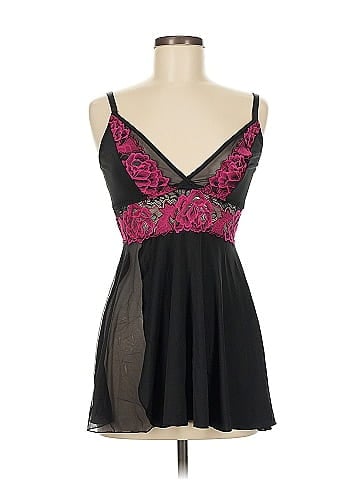 Coquette Black Lace V-Neck Lingerie Slip (view 1)