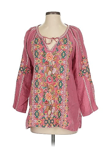 Johnny Was 3/4 Sleeve Blouse (view 1)