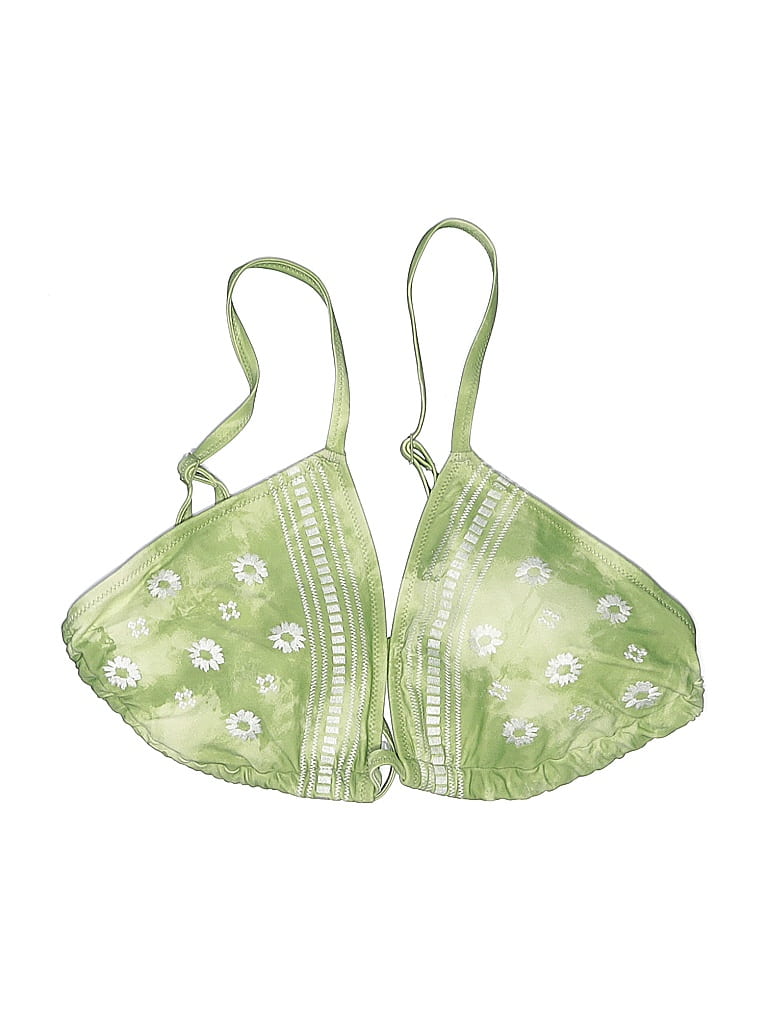 Pre-owned Aerie Swimsuit Top Green Swimwear