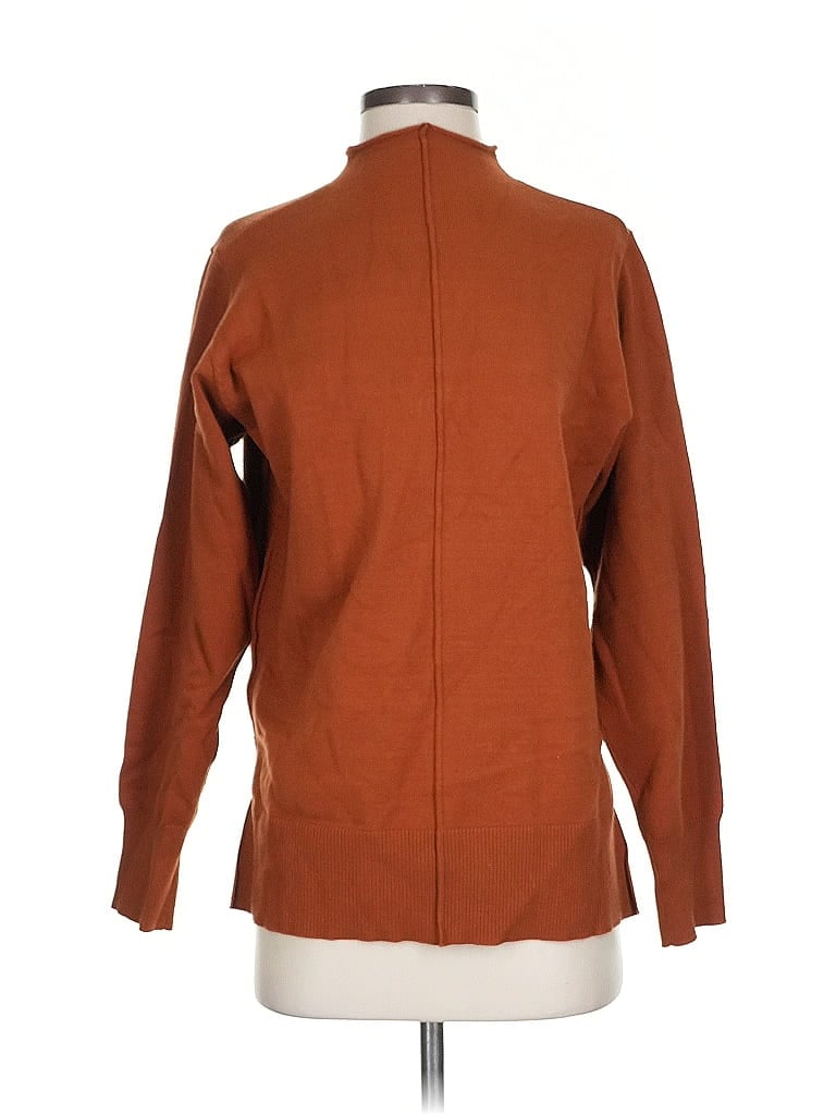 Pre-owned Unbranded Turtleneck Sweater In Brown