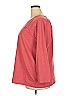 Ann Taylor LOFT 100% Cotton Red Pullover Sweater Size 24 - photo 4