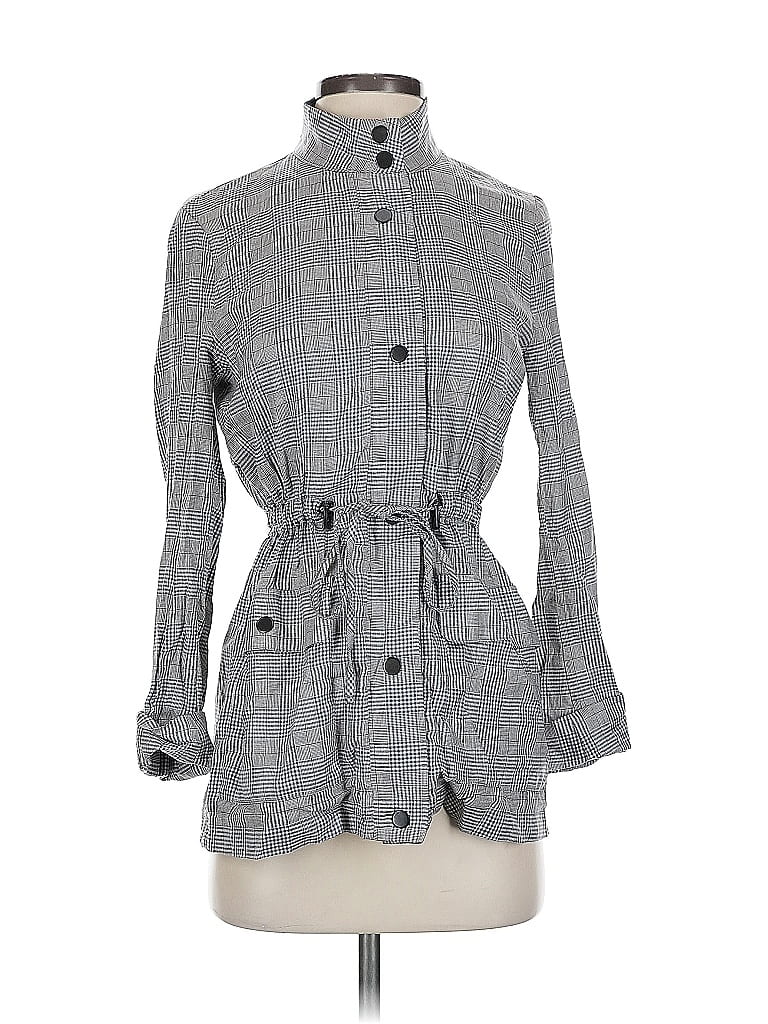 Pre-owned Zara Basic Jacket In Gray