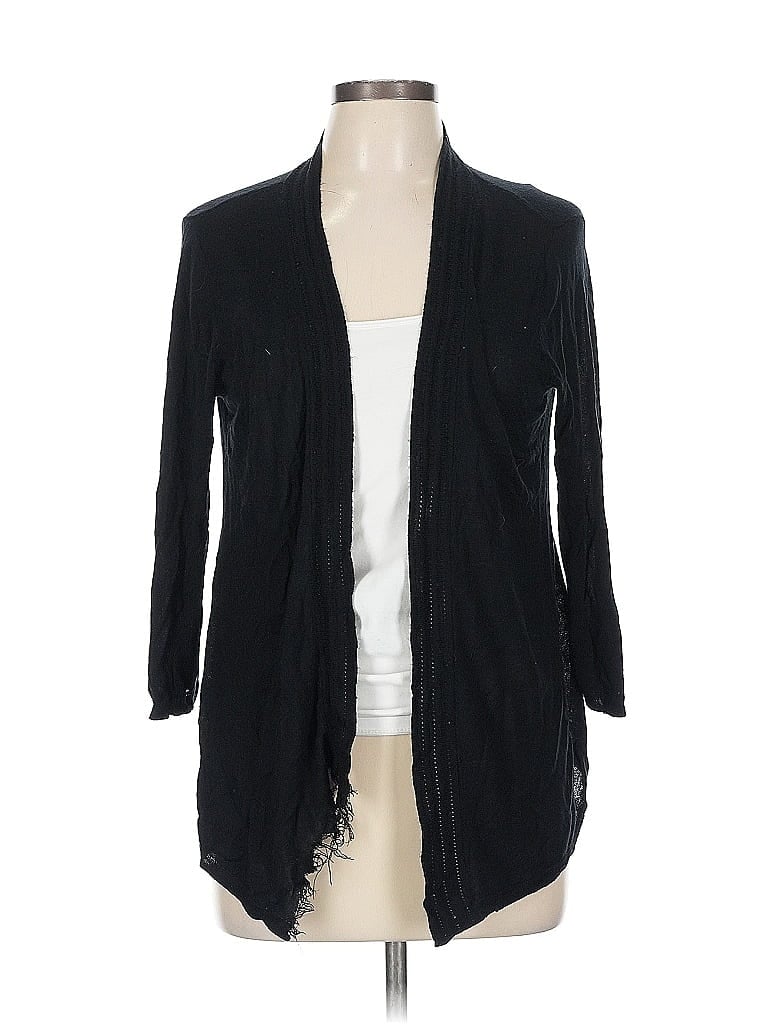 Pre-owned Ann Taylor Loft Outlet Cardigan Sweater In Black