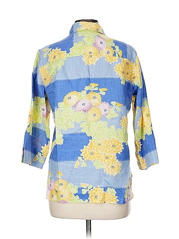 Liz Claiborne 3/4 Sleeve Button-Down Shirt (view 2)