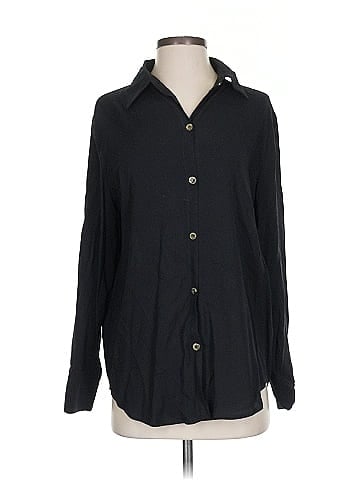 All Things Golden Long Sleeve Button-Down Shirt (view 1)