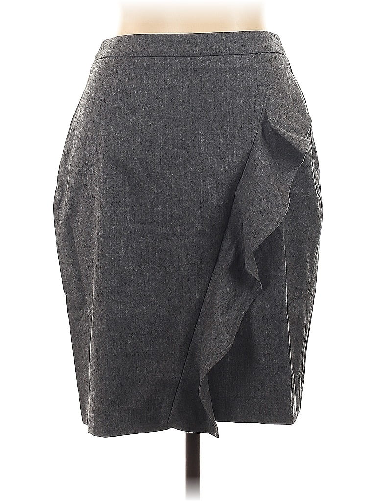 Click to view more detailed imagery on our partner's website Pre-owned Talbots Wool Skirt In Gray