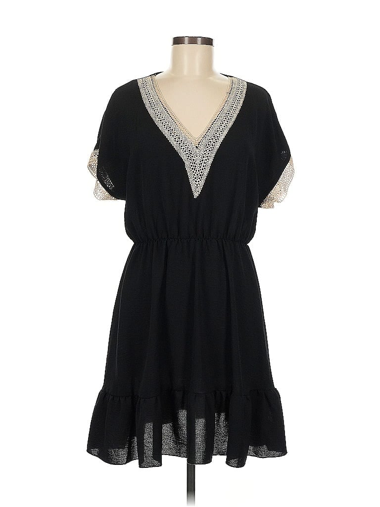 Pre-owned Shein Casual Dress In Black