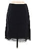 Worth 100% Silk Solid Black Silk Skirt Size 8 - photo 2