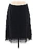 Worth 100% Silk Solid Black Silk Skirt Size 8 - photo 1