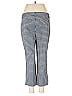 Hilary Radley Houndstooth Blue Casual Pants Size 8 - photo 2