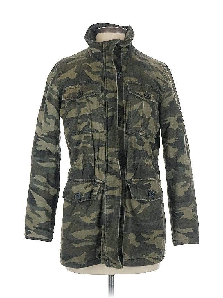 Pre-owned Forever 21 Jacket In Green