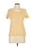 Kasper Yellow Short Sleeve Top Size L - photo 1