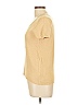 Kasper Yellow Short Sleeve Top Size L - photo 5