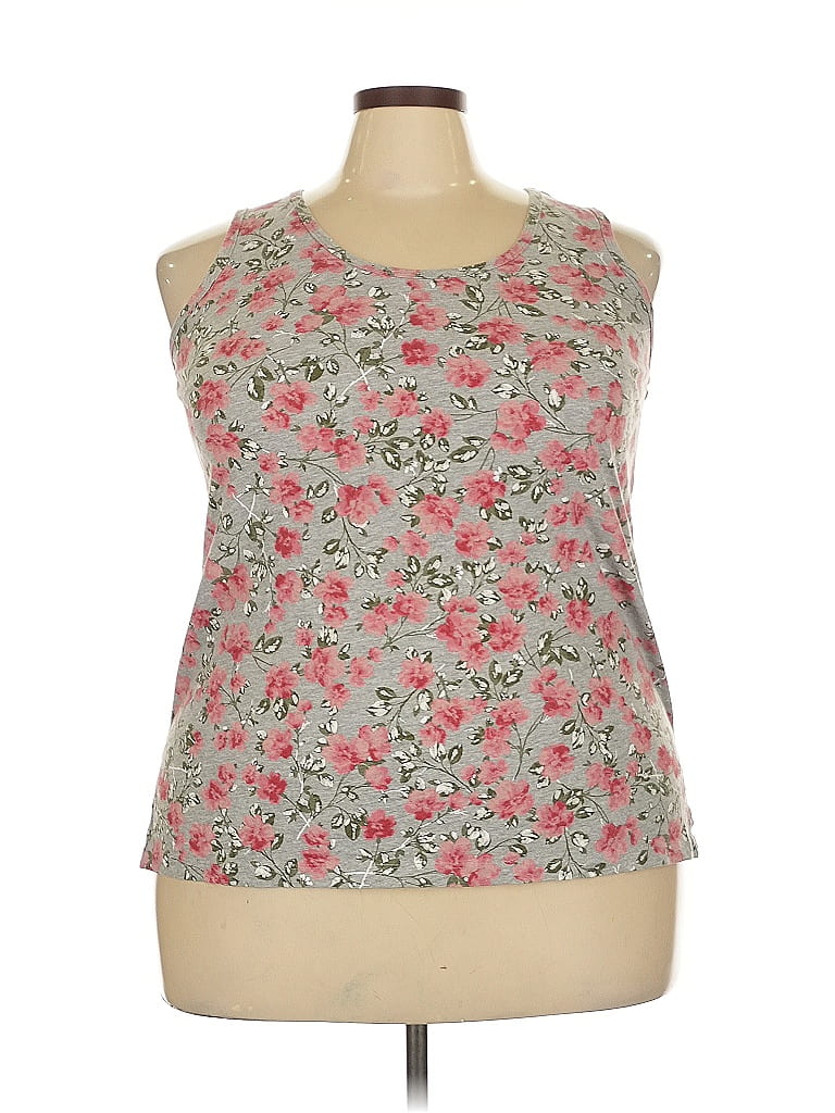 Woman Within Pink Sleeveless Top Size 22 - 24 - photo 1