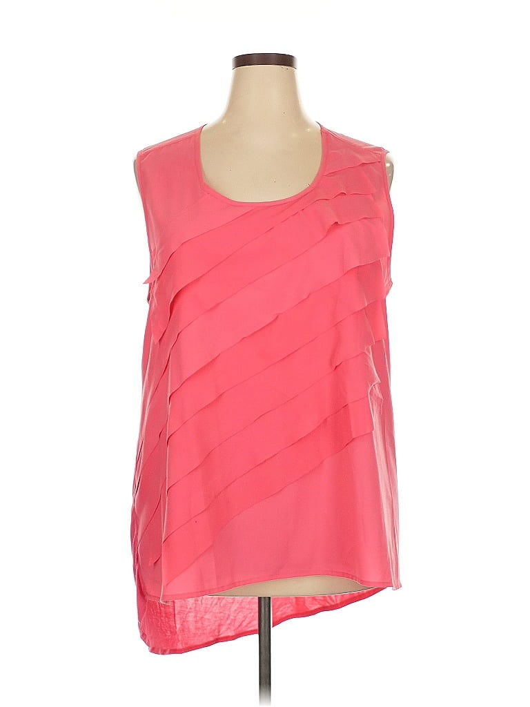 Pre-owned Dex Sleeveless Blouse In Pink