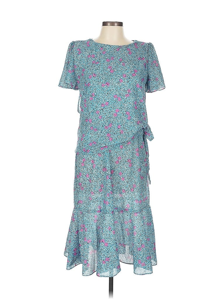 Pre-owned Assorted Brands Casual Dress In Blue