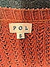 Pol 100% Polyester Orange Pullover Sweater Size S - photo 7