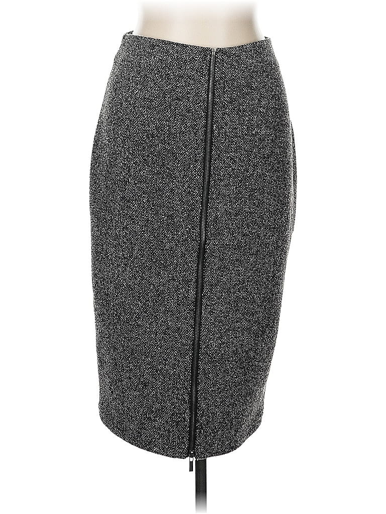 Pre-owned Halogen Formal Skirt In Gray