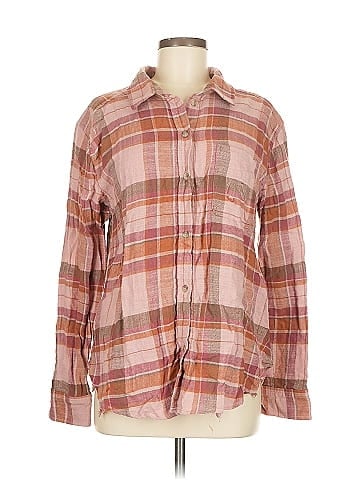 American Eagle Outfitters Long Sleeve Button-Down Shirt (view 1)