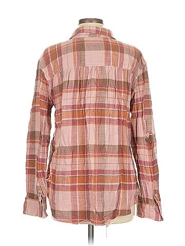 American Eagle Outfitters Long Sleeve Button-Down Shirt (view 2)
